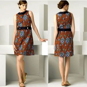 Tory Burch Melanie Linen Printed Dress Size 12
